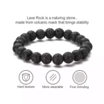 Natural Lava Stone Bracelet
